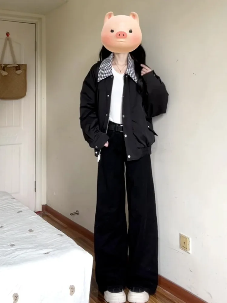 

Бейсбольные куртки серого цвета с белыми рукавами, женские весенние городские милые без рукавов с антистатическими лацканами, впитывающие влагу, украшенные на открытом воздухе