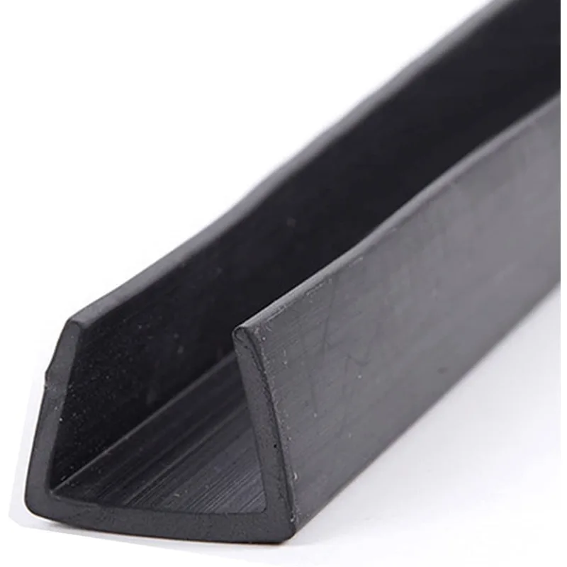 U Channel Car Door Window Edge Guard Rubber Sealing Strip Weatherstrip Glass Edge Trim