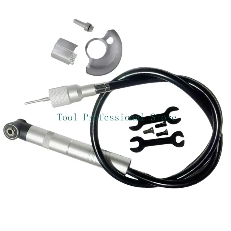 

57QF 90 Degree Elbow Hand Mini Grinder Grinding Polishing Tool Set Electric Grinder Transfer Head For Metal Wood Plastic