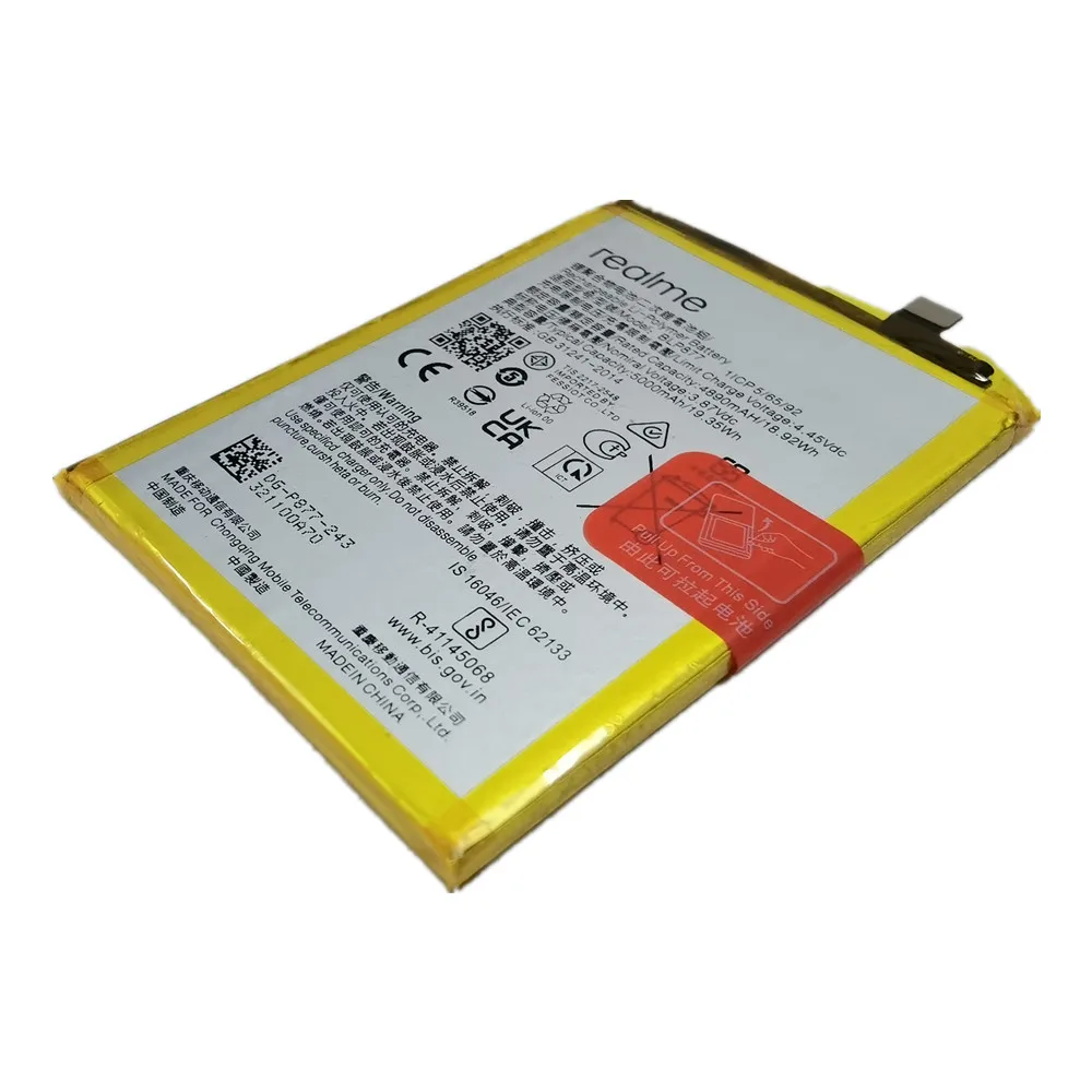 New Original BLP877 Battery For OPPO Realme 8i RMX3151 C35 RMX3511 C30 C31 C33 V20 V30 5000mAh Phone Battery Bateria Batteries