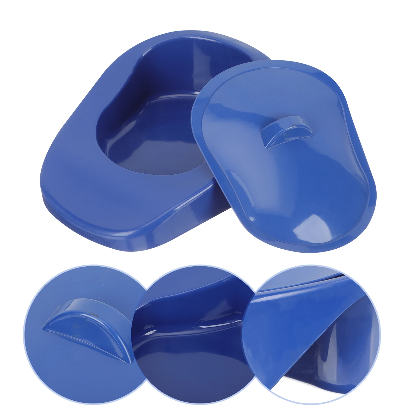 

Bedpan Portable Plastic Urinal For Elderly Women Patients Durable Home Hospital Use Contoured Anti-Spill Reusable Puerpera