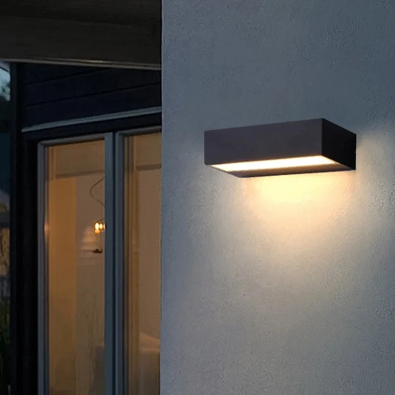 Indoor bedside lamp, outdoor waterproof wall lamp, villa terrace, courtyard, exterior wall, gardening door, LED light