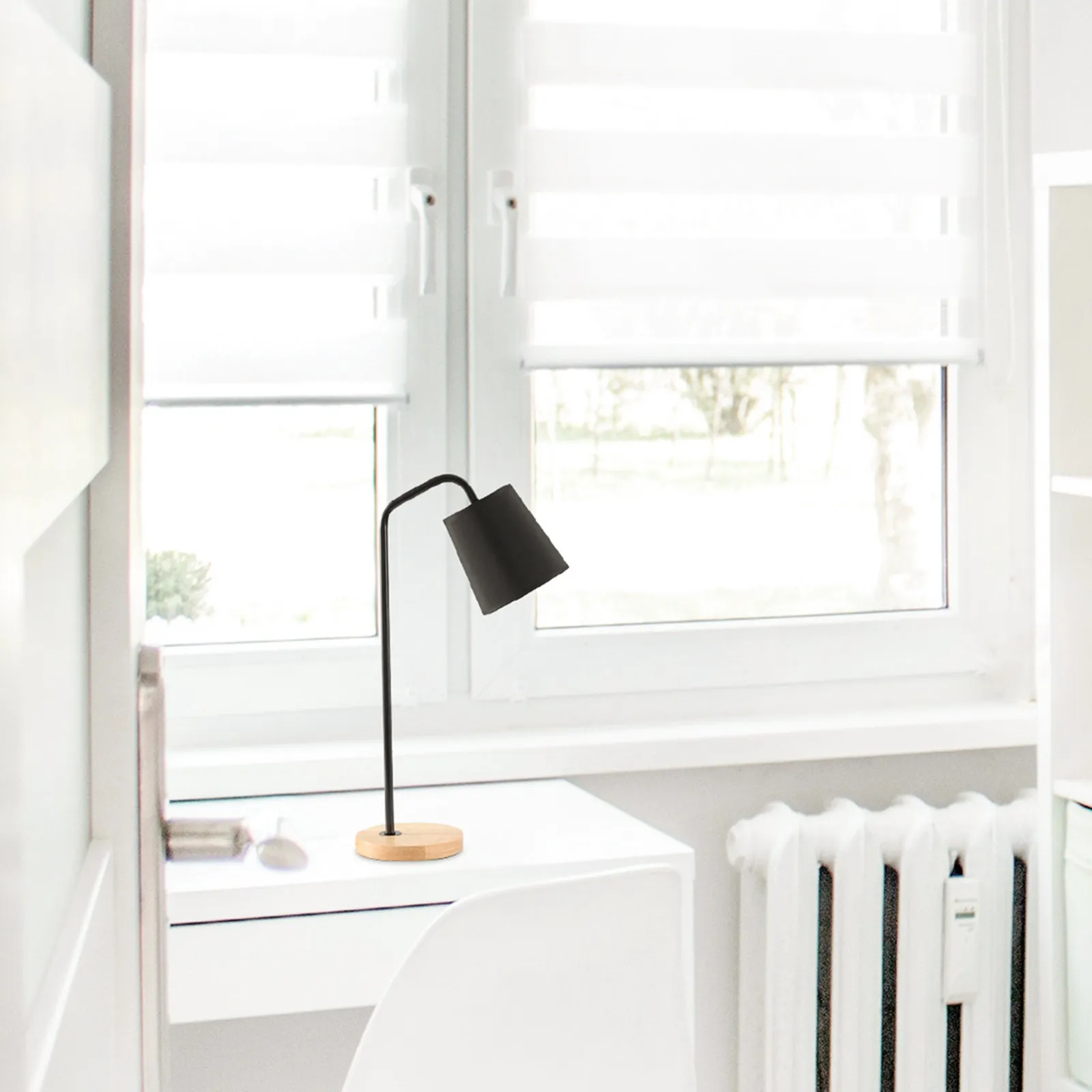 

Fine Workmanship Metal Light Stand Table Lamp Pole Bracket Lamp Support Fixture Lightweight Detachable for Home Office Desk