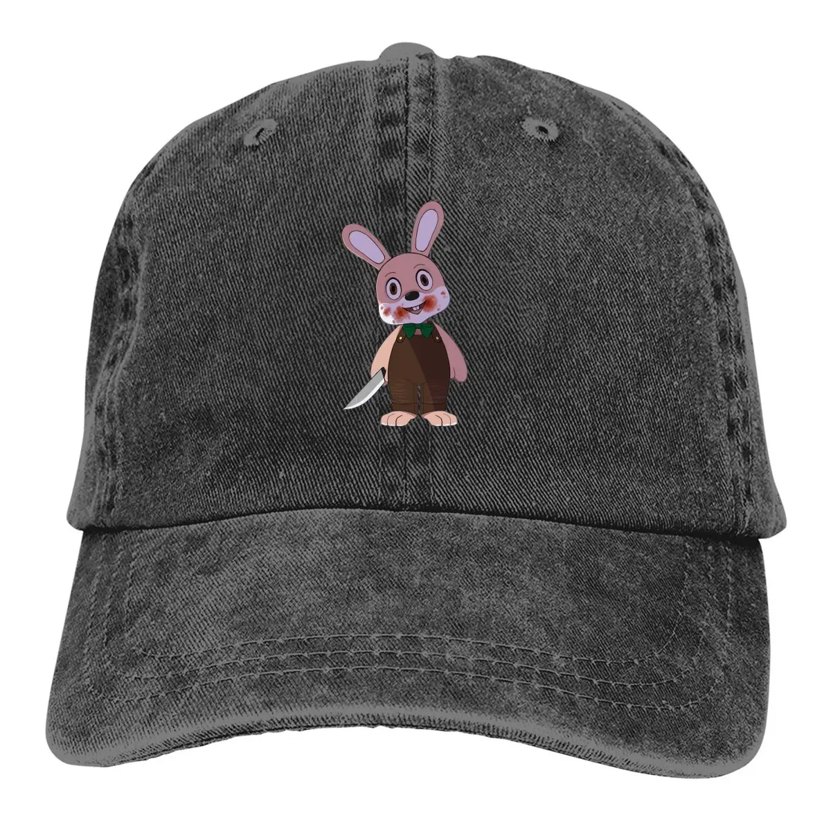 Robbie the Rabbit Knife Baseball Caps Peaked Cap Silent Hill Sun Shade Hats for Men Women