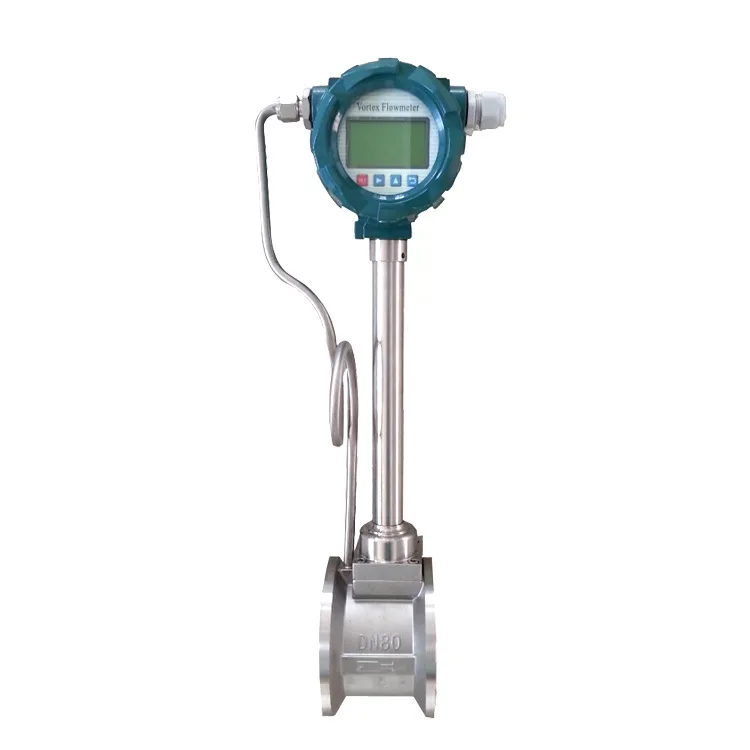 Factory price flow measurement flanged type multivariable vortex flowmeter