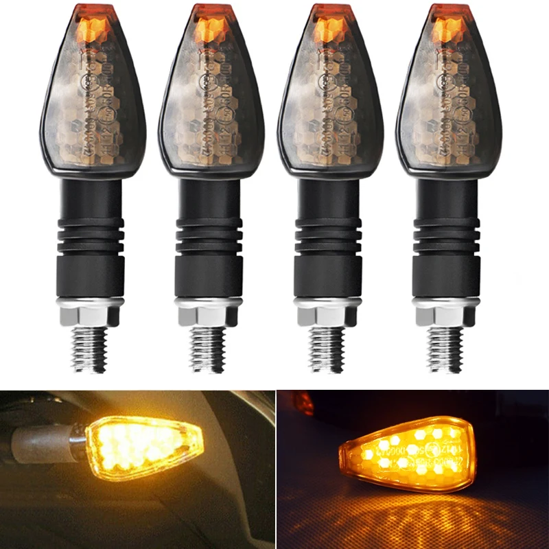 14led Motorcycle E50 Mark Turn Signals 5000-6000k Amber Led For 64 Relay Led Motorcycle Triumph Speed Triple 1050