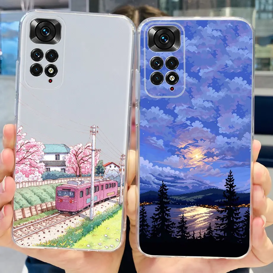 For Xiaomi Redmi Note 12 Pro Case 6.67" TPU Soft Phone Cases Back Cover For Redmi Note 12 Note12 Pro 4G Oil Flower Dinosaur Capa view 6