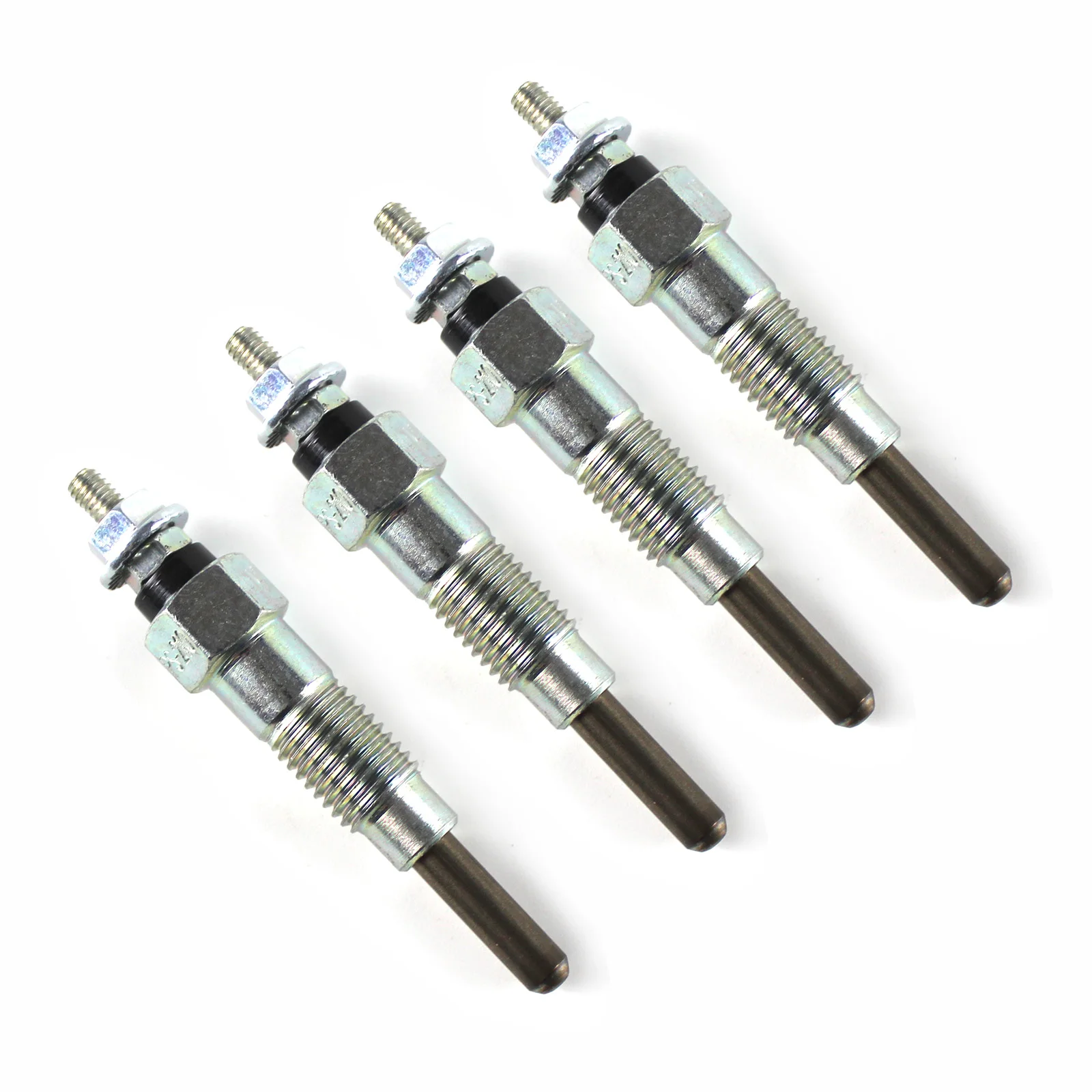 4pcs Glow Plug YM119717-77800 YM129155-77800 for Yammer 4D98E 4TNE98 4D94E Forklift Excavator Replacement Parts