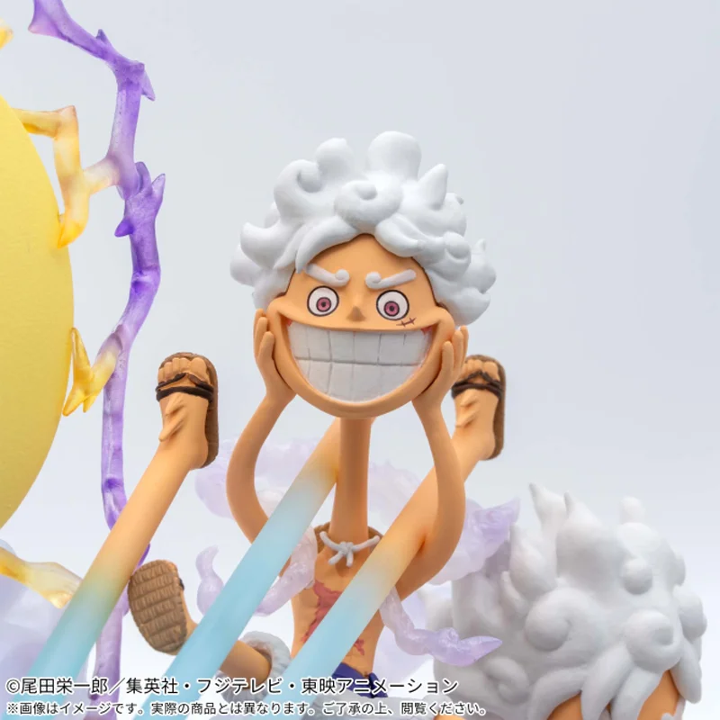 

[Подлинный] Оригинальный Bandai Banpresto The Animation One Piece WCF Premium Monkey.d.luffy Gear5, специальная фигурка на складе, модель игрушки