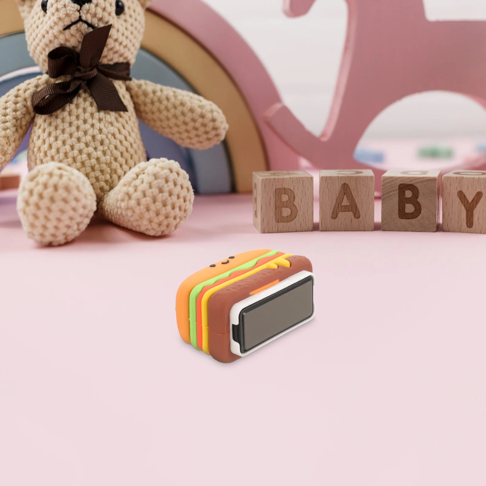 

Simulation Food Stamp Cute Name Clothing Kids Stamp Portable Plastic Children Multi-Function Craft Diy Tool For Student Supplies