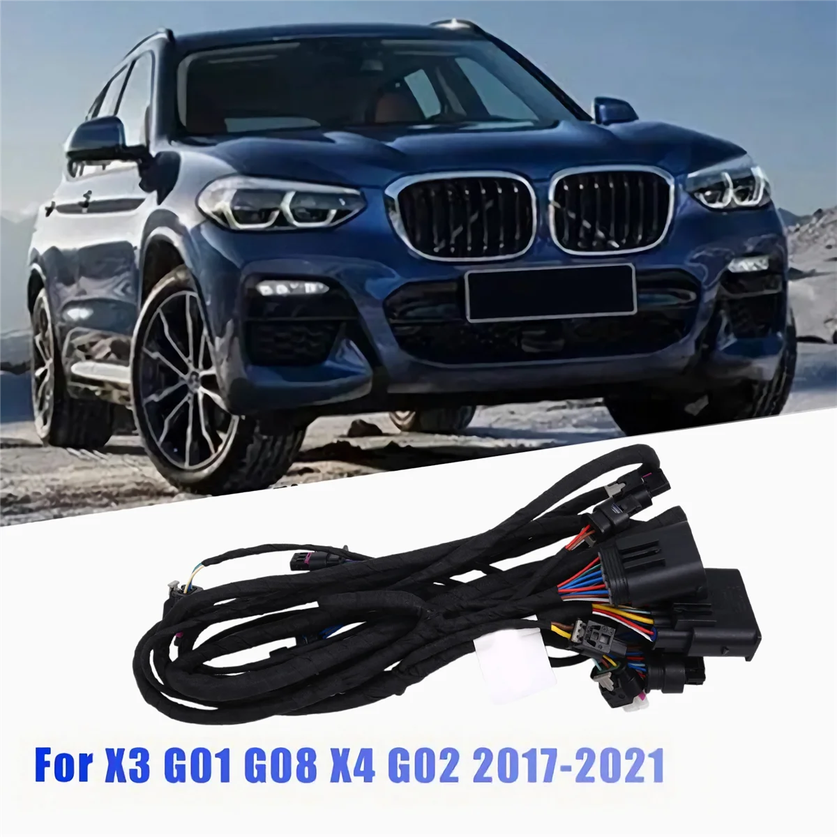 

A81R-Professional 61126991959 Car PDC Parking Aid Wiring Front Bumper Radar Wire for BMW X3 G01 G08 X4 G02 2017-2021