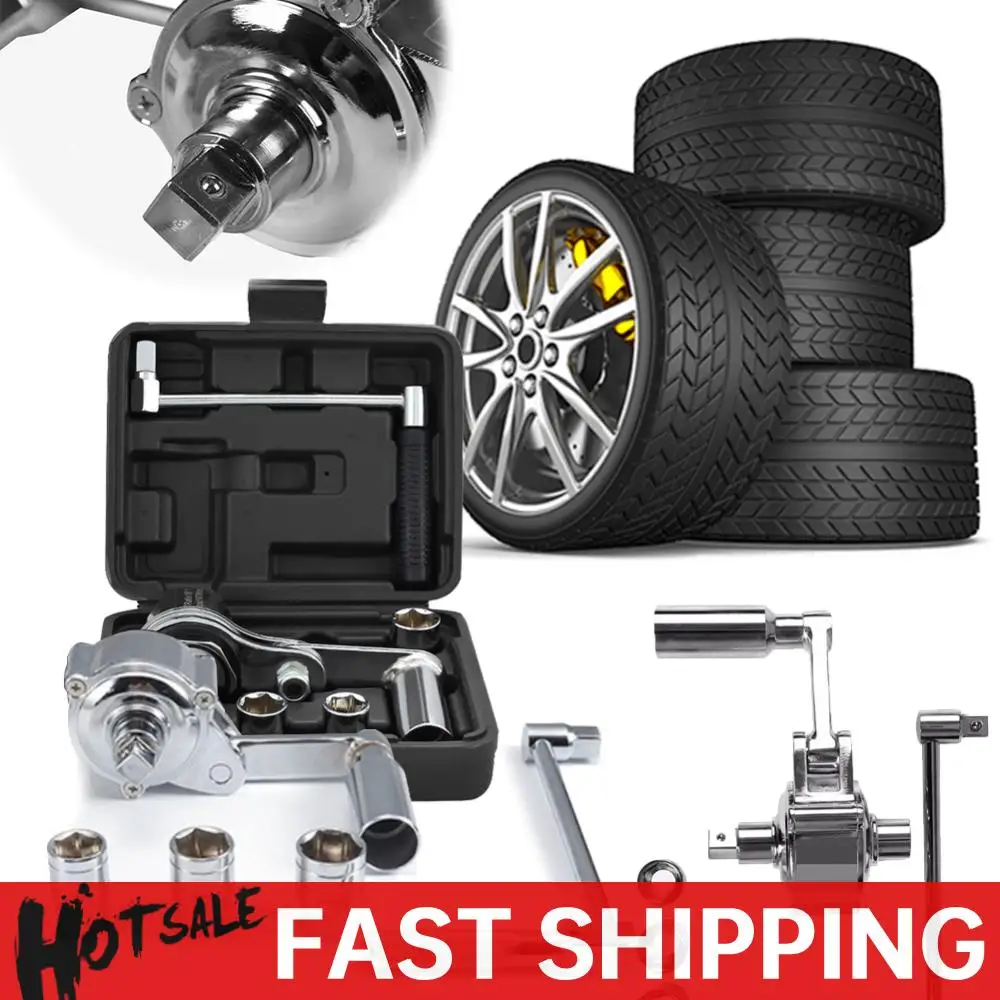 

1 Box Torsional Torque Multiplier Wrench Set with Hard Case Lug Nut Remover Type Labor-Saving Car Tire Disassembly Repair Tool