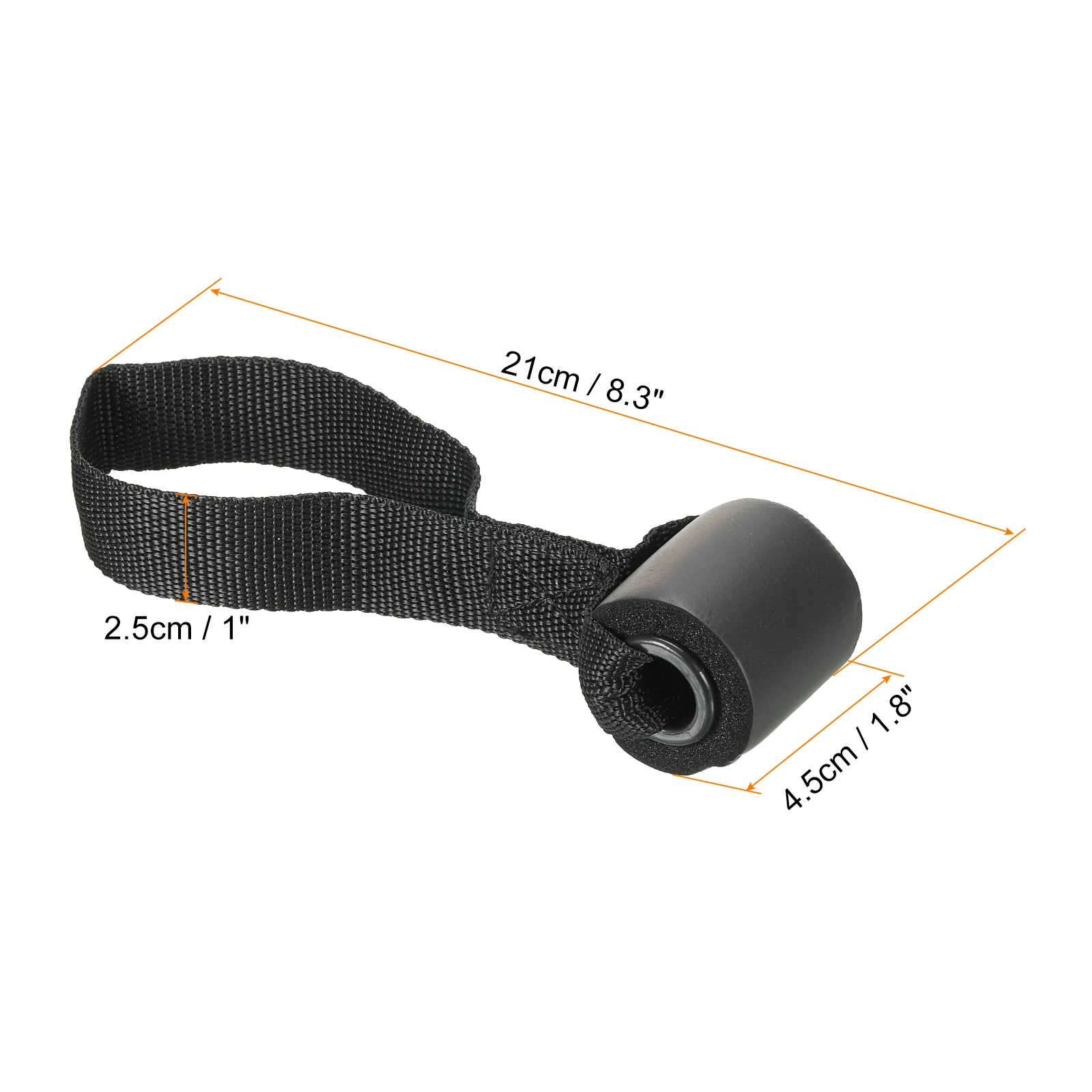 1/2/4pcs Yoga Strap Loop Bands Door Anchor for Resistance Bands Heavy Type Exercise Bands Attachment Door Anchor System Black