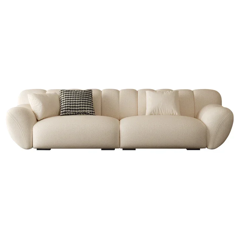 Comfortable Relaxing White  Set, Modern Living Room, Lazy , Nordic Designer, Sofy Do Salonu, Garden Furniture