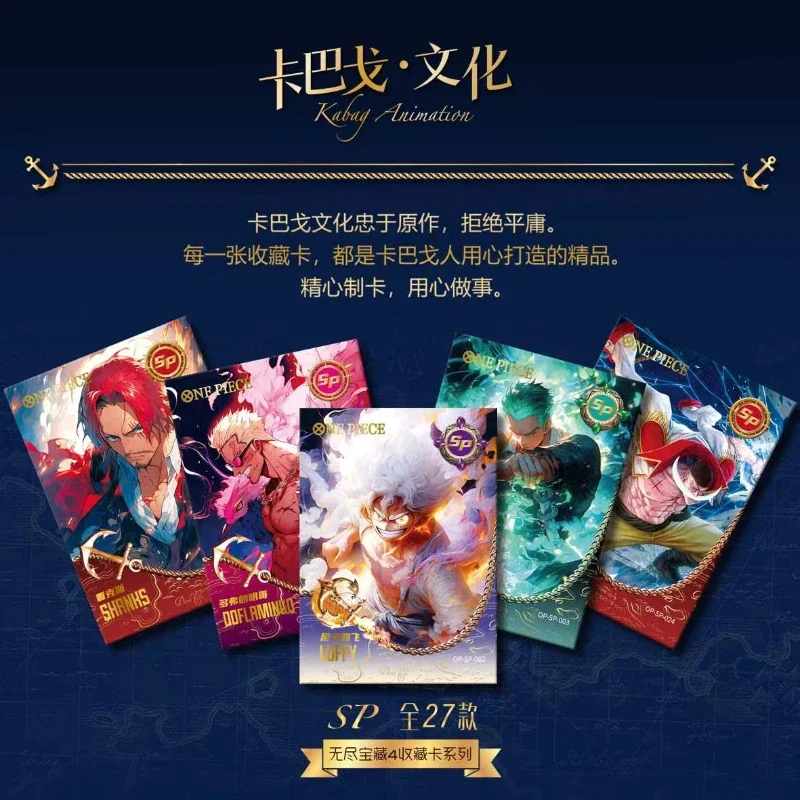 Wholesales Genuine One Piece Endless Treasure 4 Anime Collection Card Booster Box Series Rare SXR PR Card Toy Kids Birthday Gift