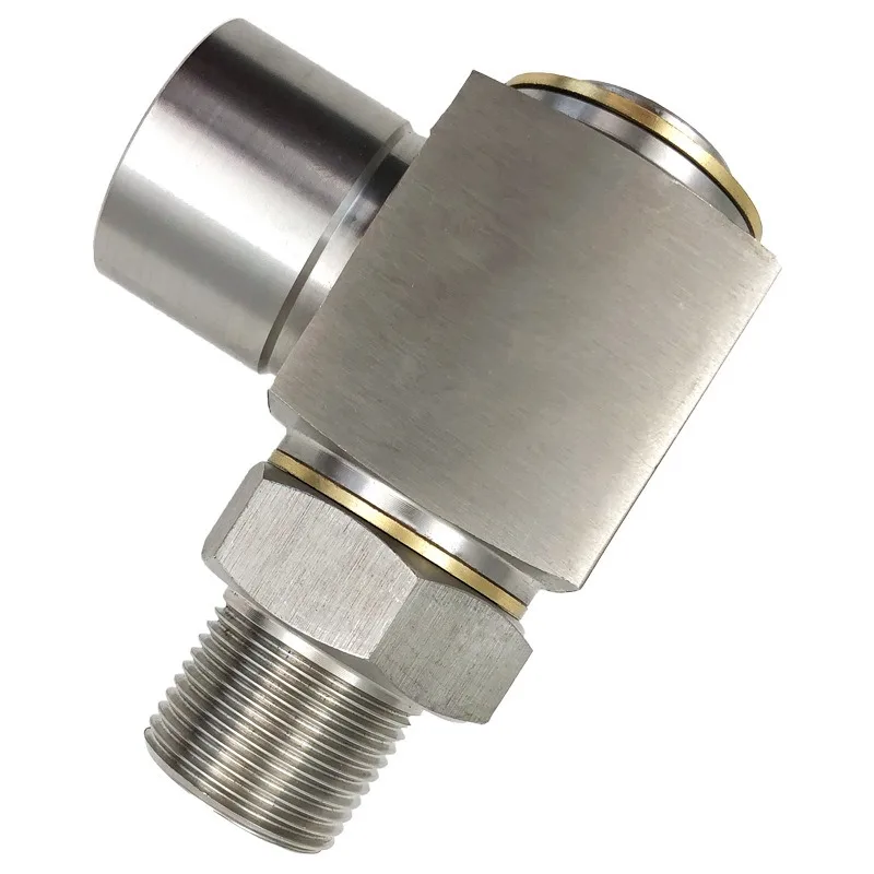 For Hydraulic Rotary Joint Stainless Steel Universal  360 Degree High Pressure Rotary  Right Angle Reel Universal Joint