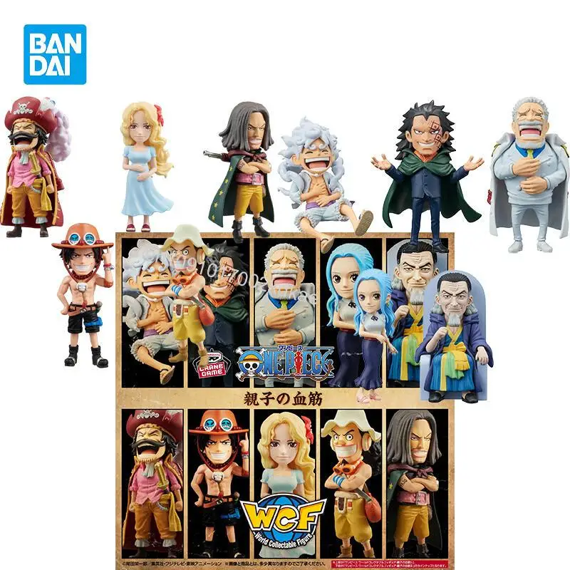 

5 шт./компл. в наличии Bandai Original ONE PIECE WCF Кровавые отношения для родителей и детей Луффи ACE Фигурки Коллекция Модель игрушки