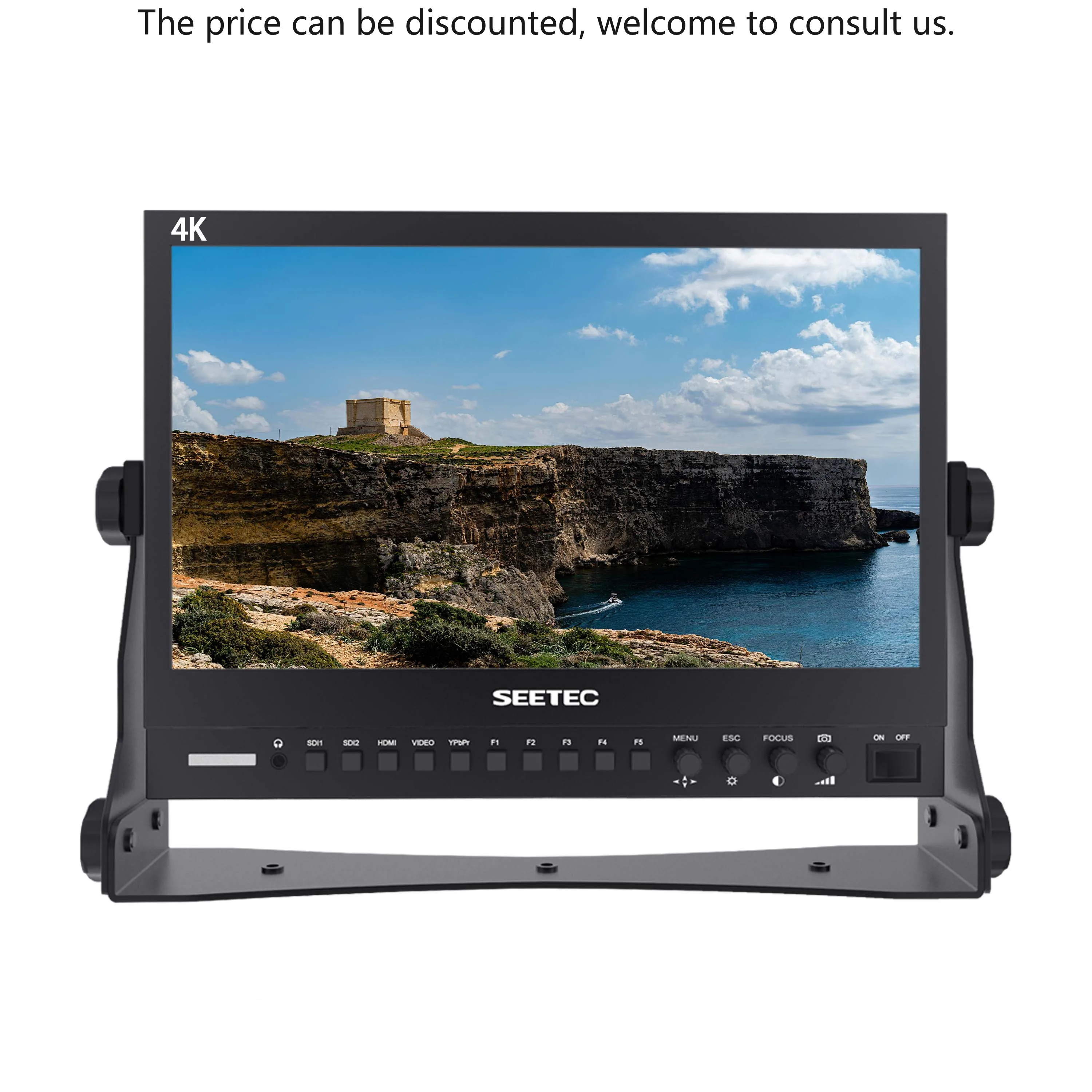 

SEETEC P133-9HSD 13-дюймовый алюминиевый дизайн IPS 1080p Pro Broadcast ЖК-монитор с 3G-SDI HDMI AV YPbPr Hd Broadcast Monitor