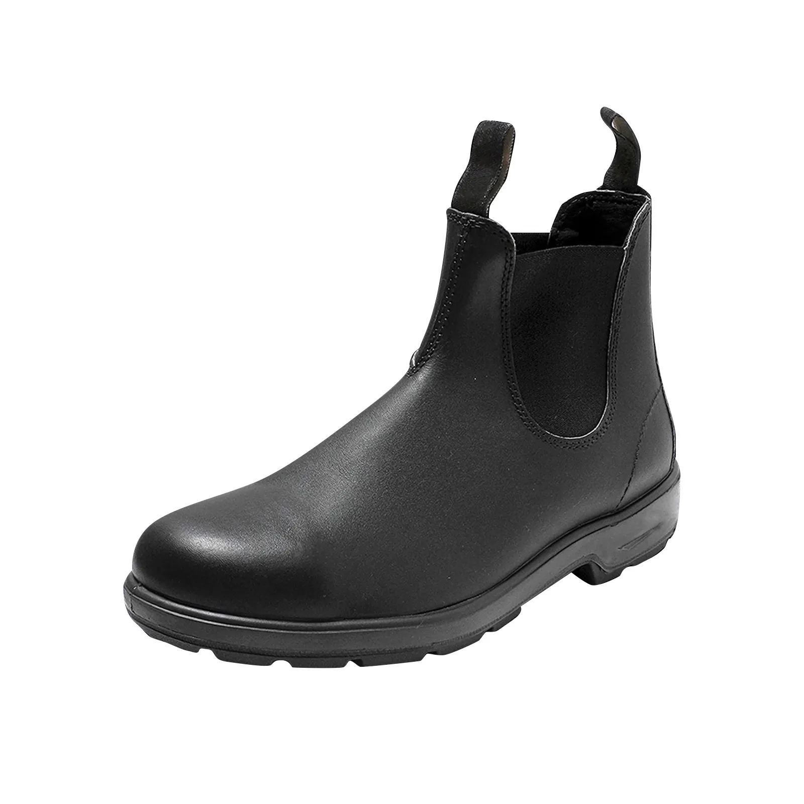 Mens Leather Boots Casual Slip On Formal Oxfords Boot Vintage Couple Shoes Boots image 3