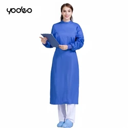 Chirurgische jassen voor medisch personeel puur katoen orale cosmetische arts werkkleding medische isolatie jassen unisex chirurgische jassen