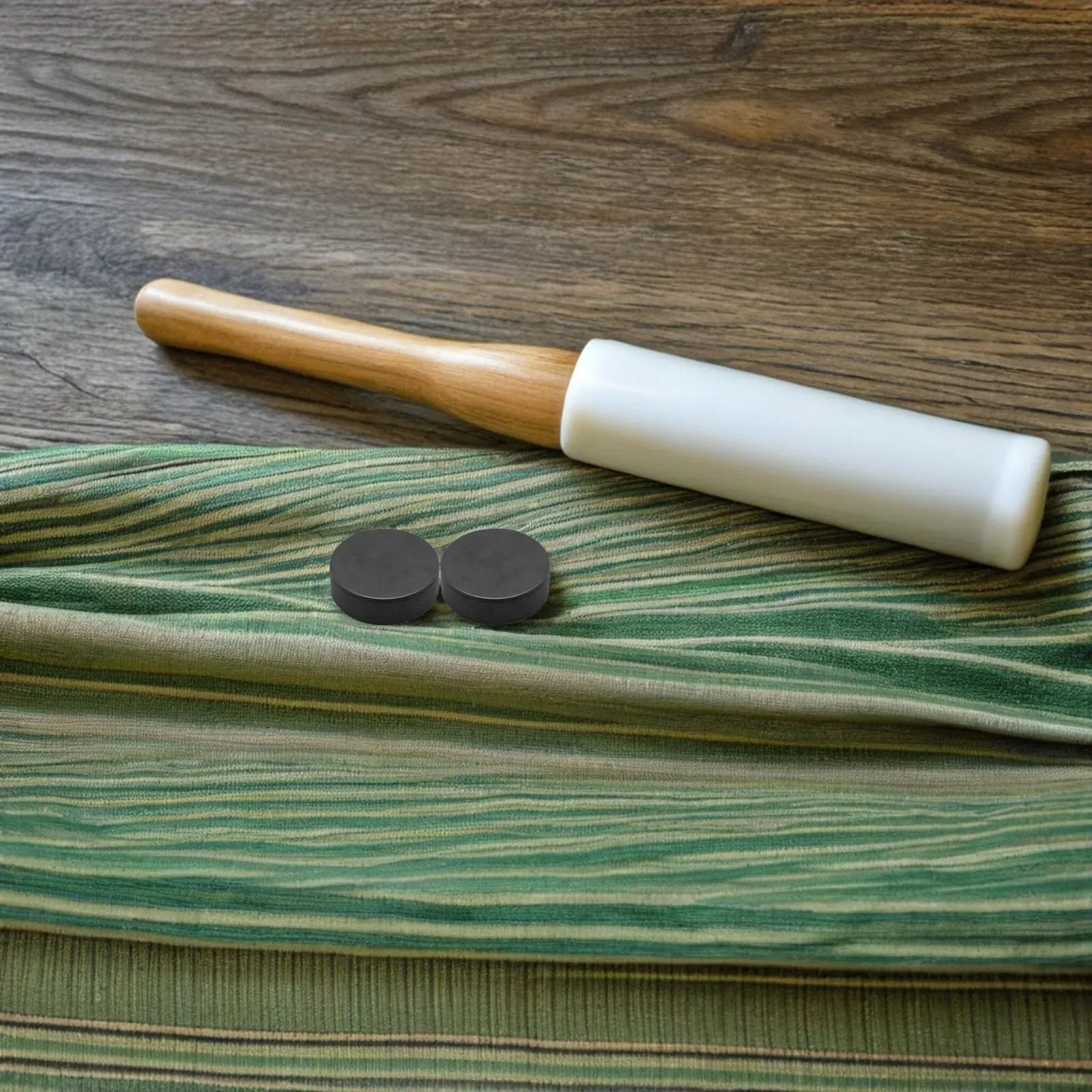 

2 шт. хоккейные шайбы из полиуретана для тренировок в помещении, с противоскользящей текстурой, для взрослых