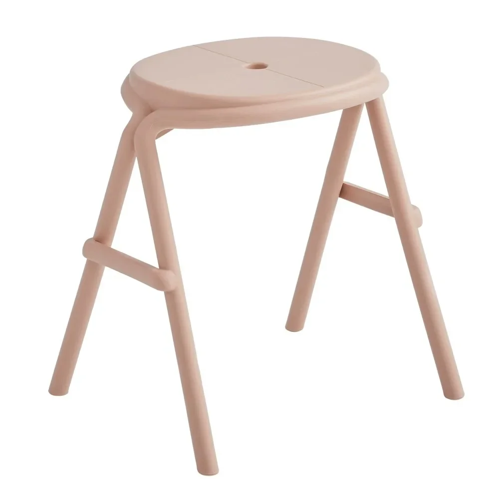 

Household thickened stackable, modern simple and fashionable dining stool, creative adult high bench