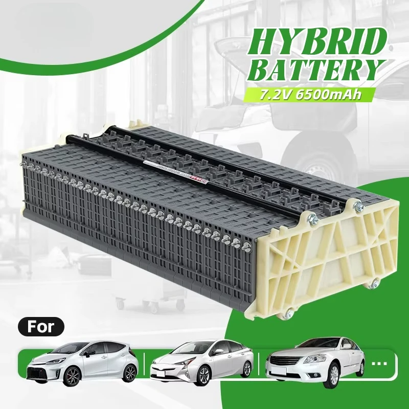 New 7.2V 6.5Ah Lithium Hybrid Battery Replacement for Toyota Prius Gen 2 3 4 Prius V Voxy Auris High Quality Long Life