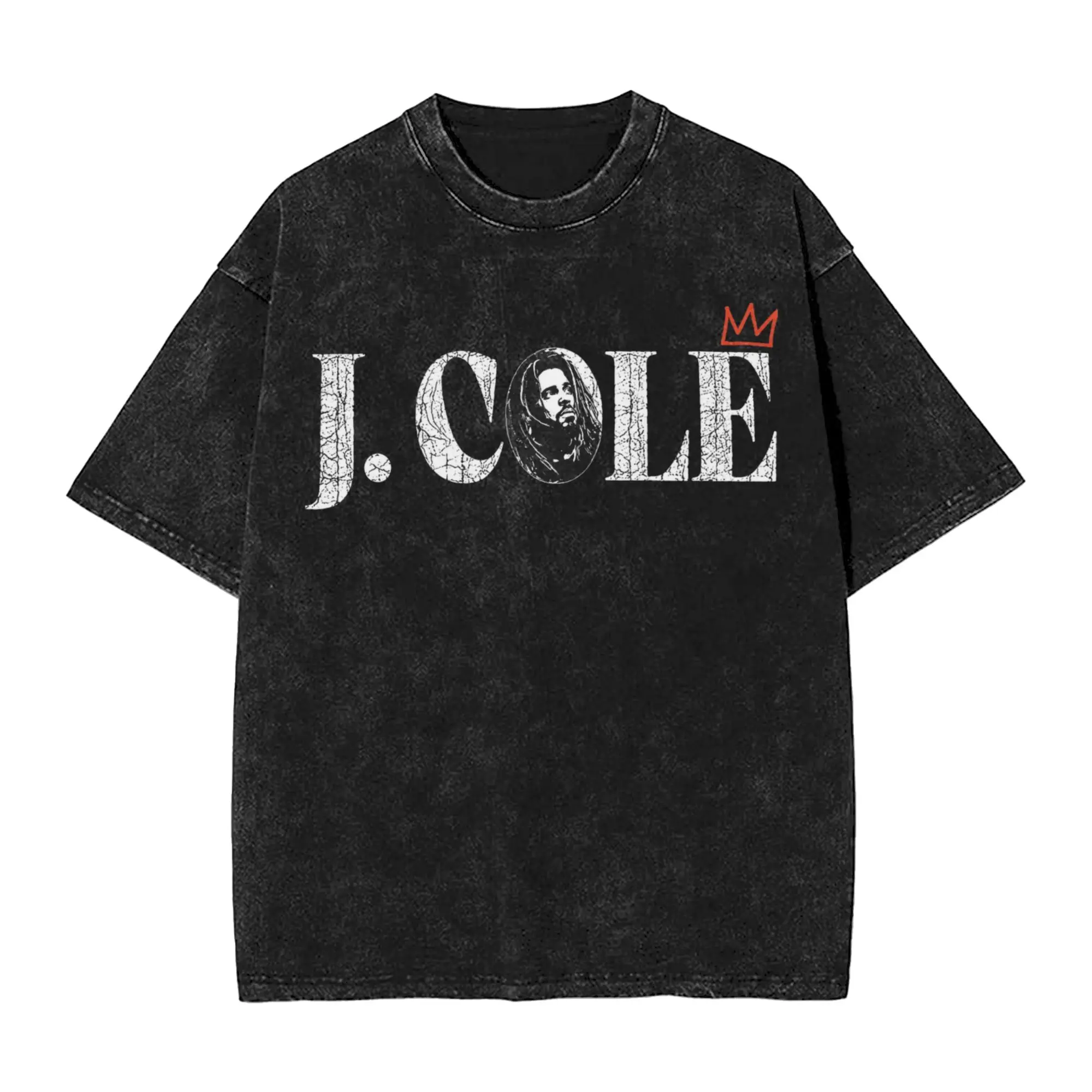 J Cole The Fall Off 2026 Tour Washed T Shirt Streetwear Hip Hop Cool T-Shirts  Tees for Men Women Short Sleeve Harajuku