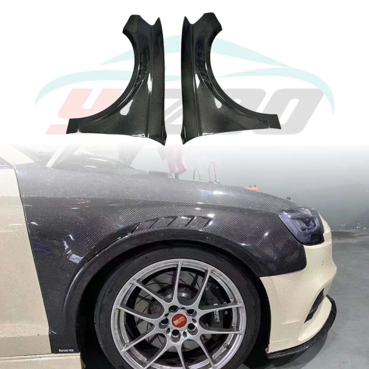 

For 2013-2020 Audi A3 S3 Modification and Upgrade KB Style Carbon Fiber Fenders