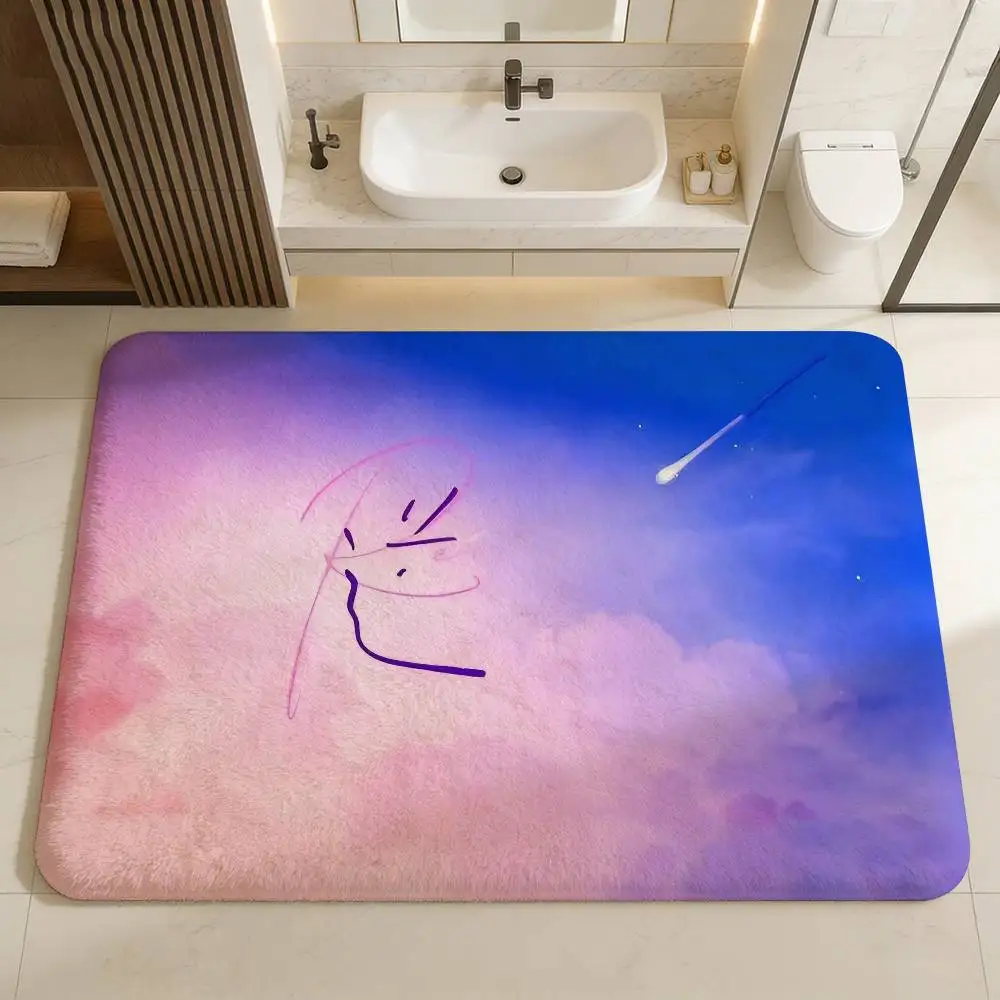 R-Revenged Love Movie Floor Mat Rectangle Anti-slip Home Soft Badmat Front Door Indoor Outdoor Mat Hotel Decor Mat