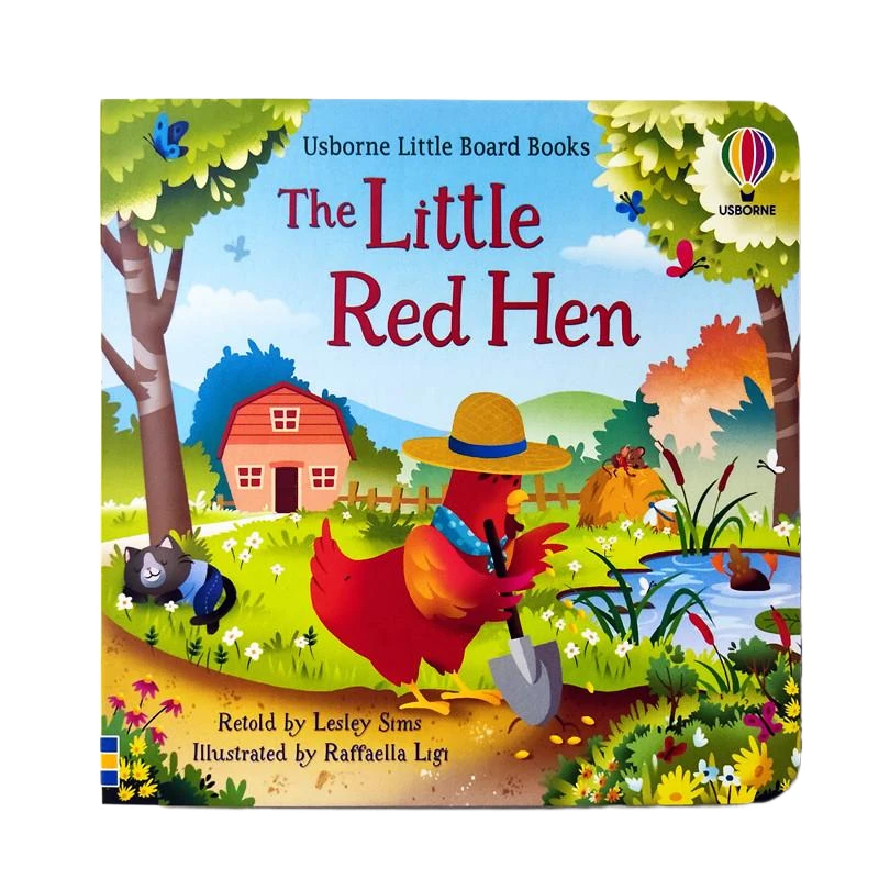

Little Red Hen English children's cardboard picture book storybook
