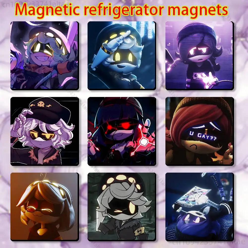 

M-Murder D-Drones Game Fridge Magnet Square Stickers Personalize Home Decor Souvenirs Gift