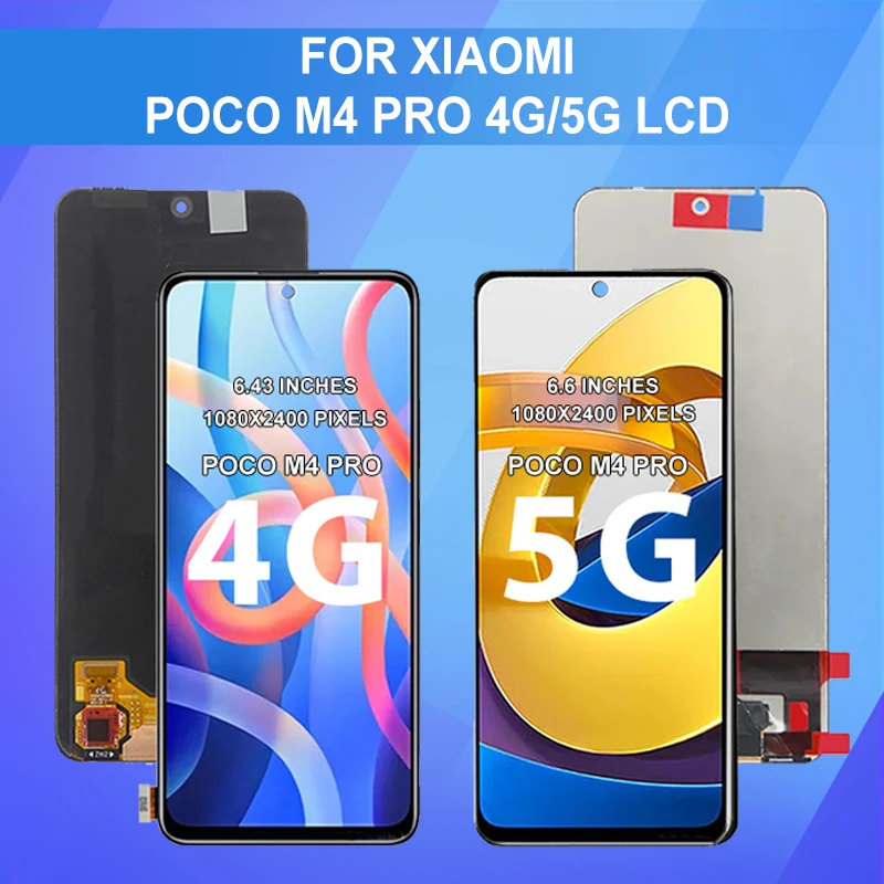 

Экран 2201117PI для Xiaomi Poco M4 Pro 5G, ЖК-дисплей с сенсорной панелью, дигитайзер 4G POCO M4 Pro, дисплей 21091116 в сборе с инструментами, 1 шт.