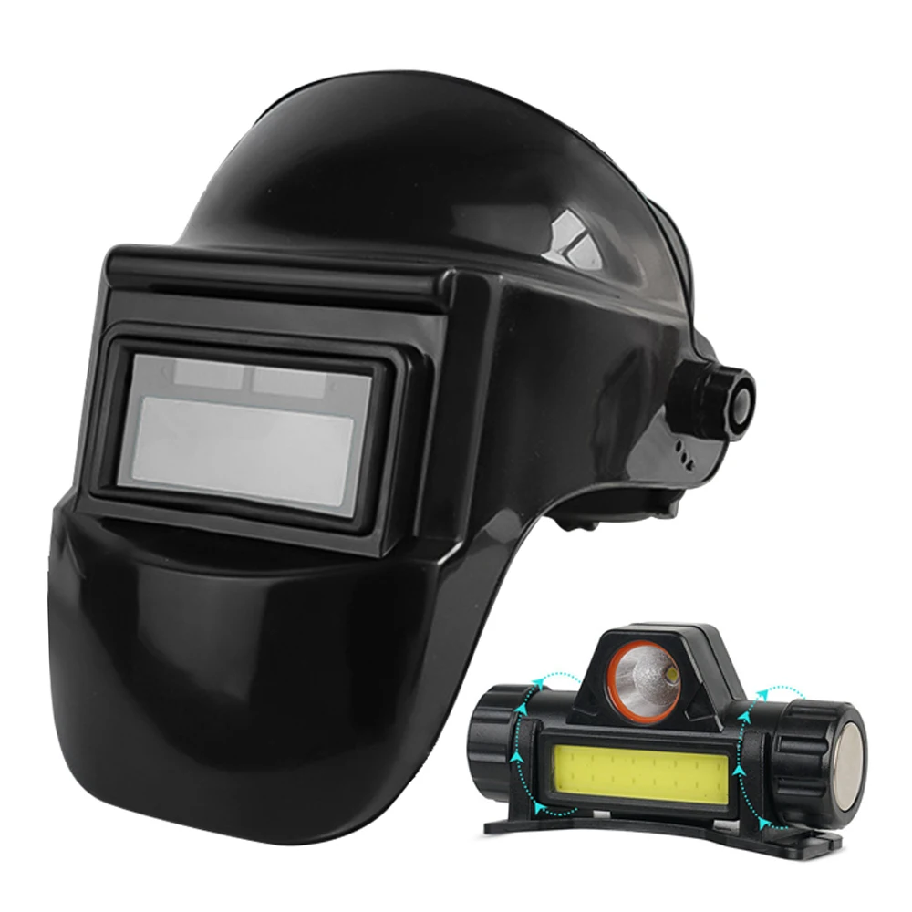 Welding Mask Solar Automatic Dimming Large View True Color High Temperature Resistant Welder Auto Darkening Welding Helmet
