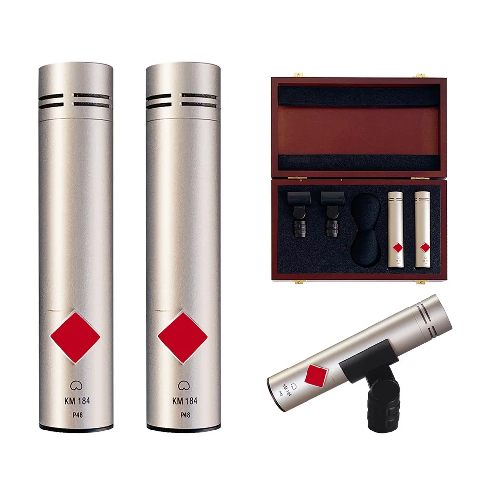

KM184 Small Diaphragm Condenser Microphone for Studio Recording with Exceptional Clarity and Wide Frequency Response