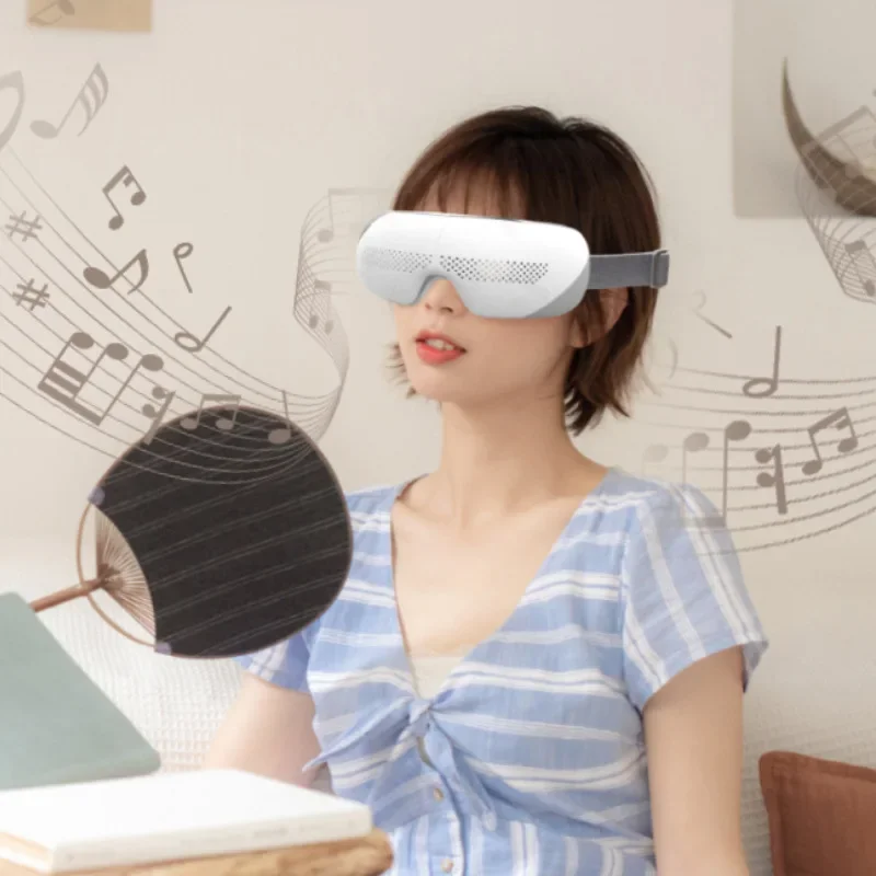 Smart Eye Massager Portable Foldable Hot Compress Visual Protection Airbag