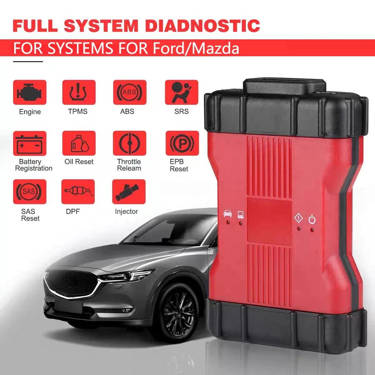 FOR Ford/Mazda 2in1 Support Multi-language FOR VCM2 FOR IDSV132 V134 Diagnostic Tool FORVC II Scanner diagnostic tool OBD OBDII