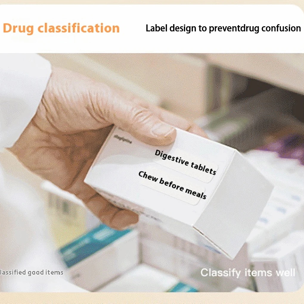 휴대용 프린터 열전사 용지 스티커 미니 프린터 라벨 메이커 프린터 오류 인쇄 사진 인쇄 비닐 스티커용