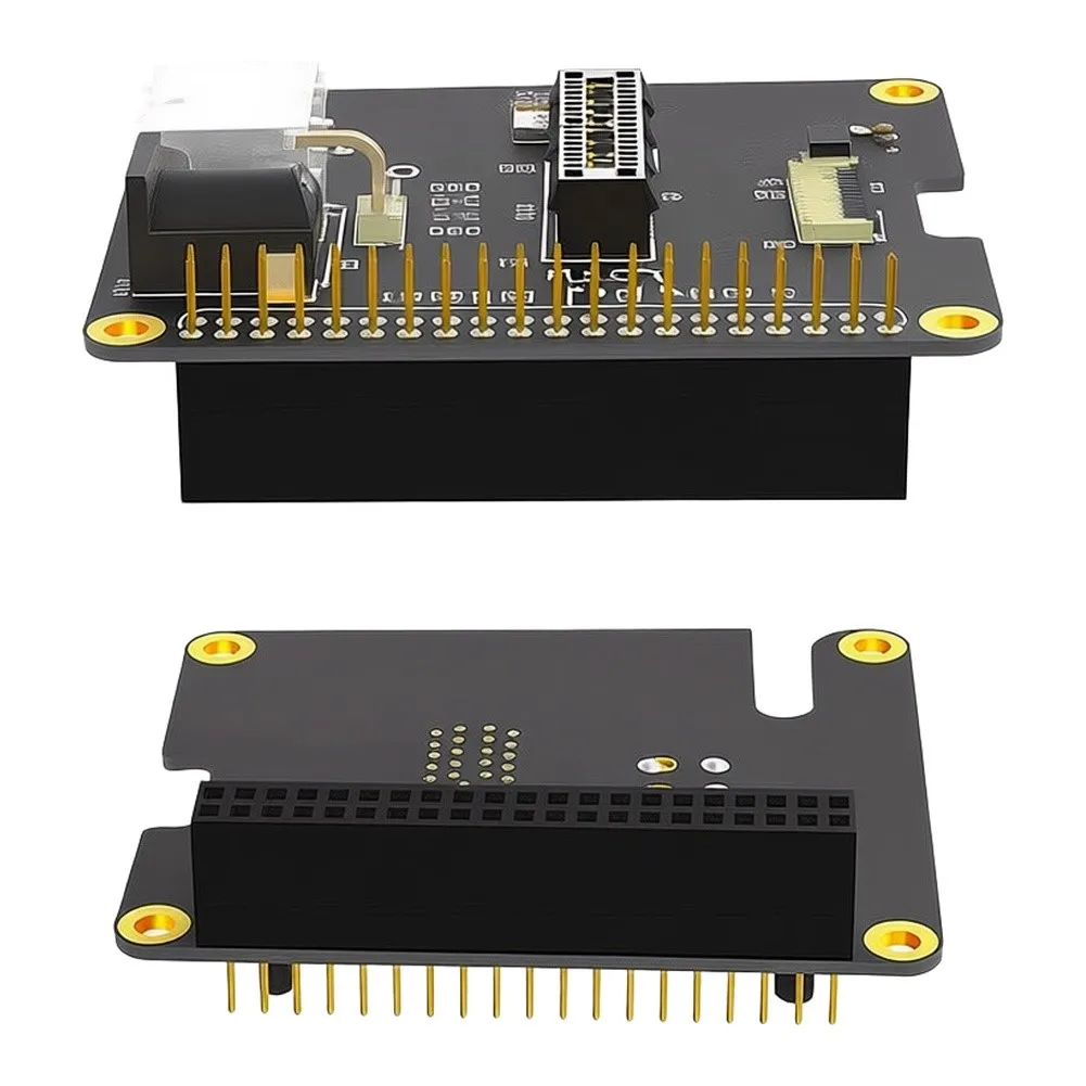 For Raspberry Pi 5 For PCIe x1 Expansion Adapter FFC to For PCIe Slot Converter Supports High Bandwidth Communication