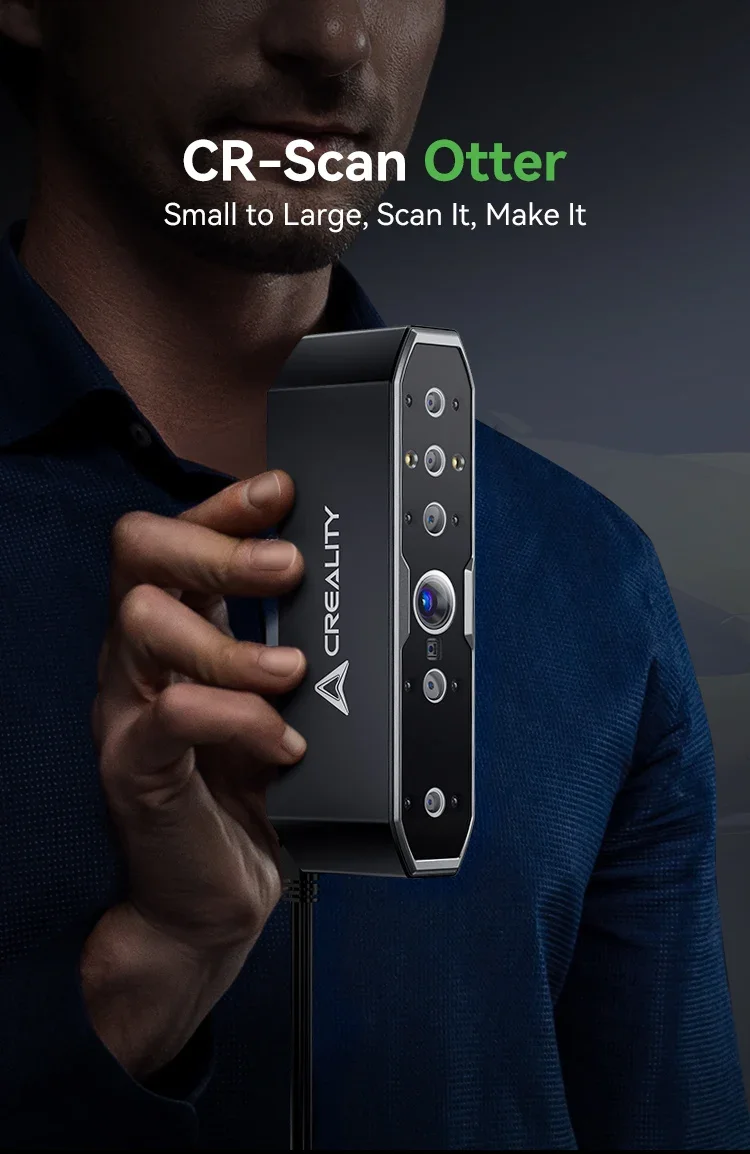 Creality-cr-scan otterハンドヘルド3Dスキャナー、ポータブル