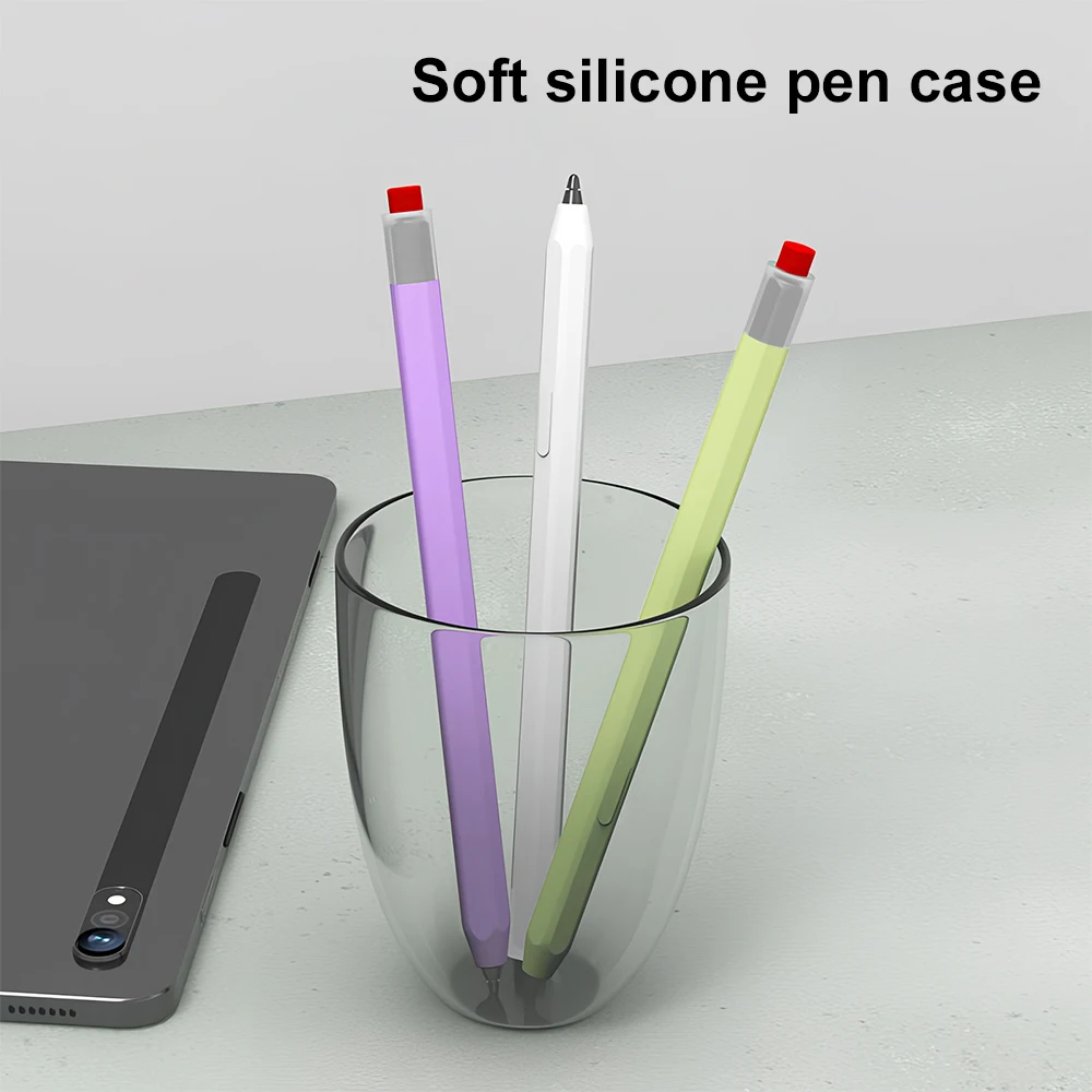Silicone Case for Samsung Galaxy S Pen S11 S10 S9 S8 S7 Lite Anti‑Roll Flat Stylus Protective Sleeve Anti‑Slip Soft Grip Cover view 4