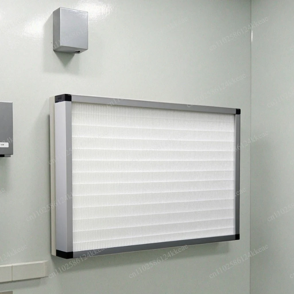 H13 High Efficiency Panel Filter Medium Efficiency Pleated Air Efficiency H14 Suitable for Cleanrooms