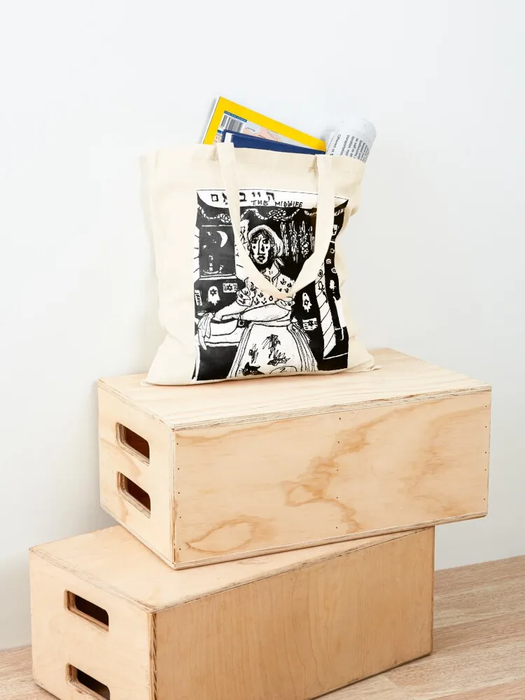 The Shtetl Midwife Tote Bag cloth bag woman Canvas shoulder bag tote men hand