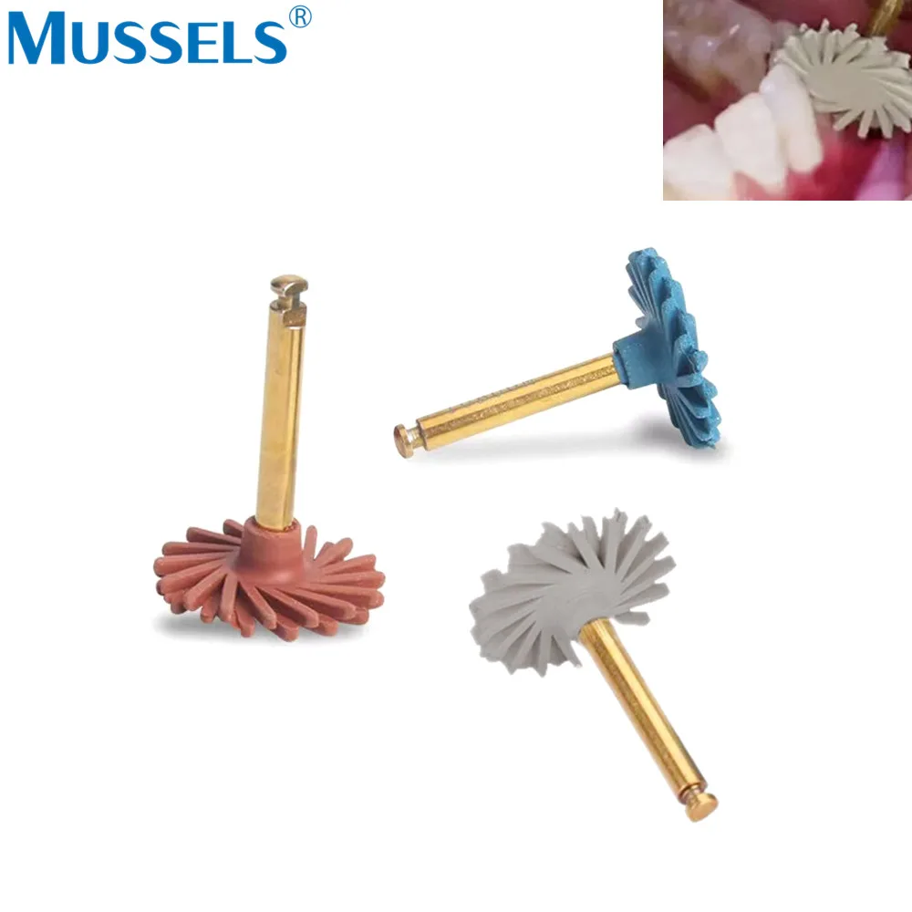 Dental Rubber Polisher Composite Resin Polishing Discs kit Diamond System RA Wheel Spiral Flex Burs Teeth Brush Dentistry Tools