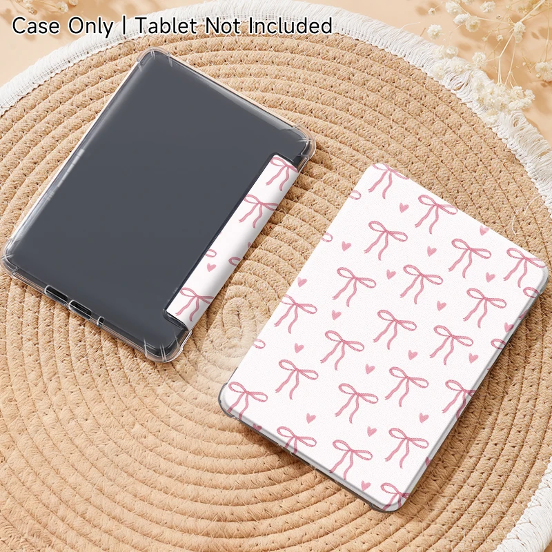 حافظة قارئ إلكتروني عالمية مقاس 6-7 بوصات، لجهاز Kindle Paperwhite 5، Kindle 10/11/12، مقاومة للخدش، زاوية معززة، إيقاظ/نوم، حماية