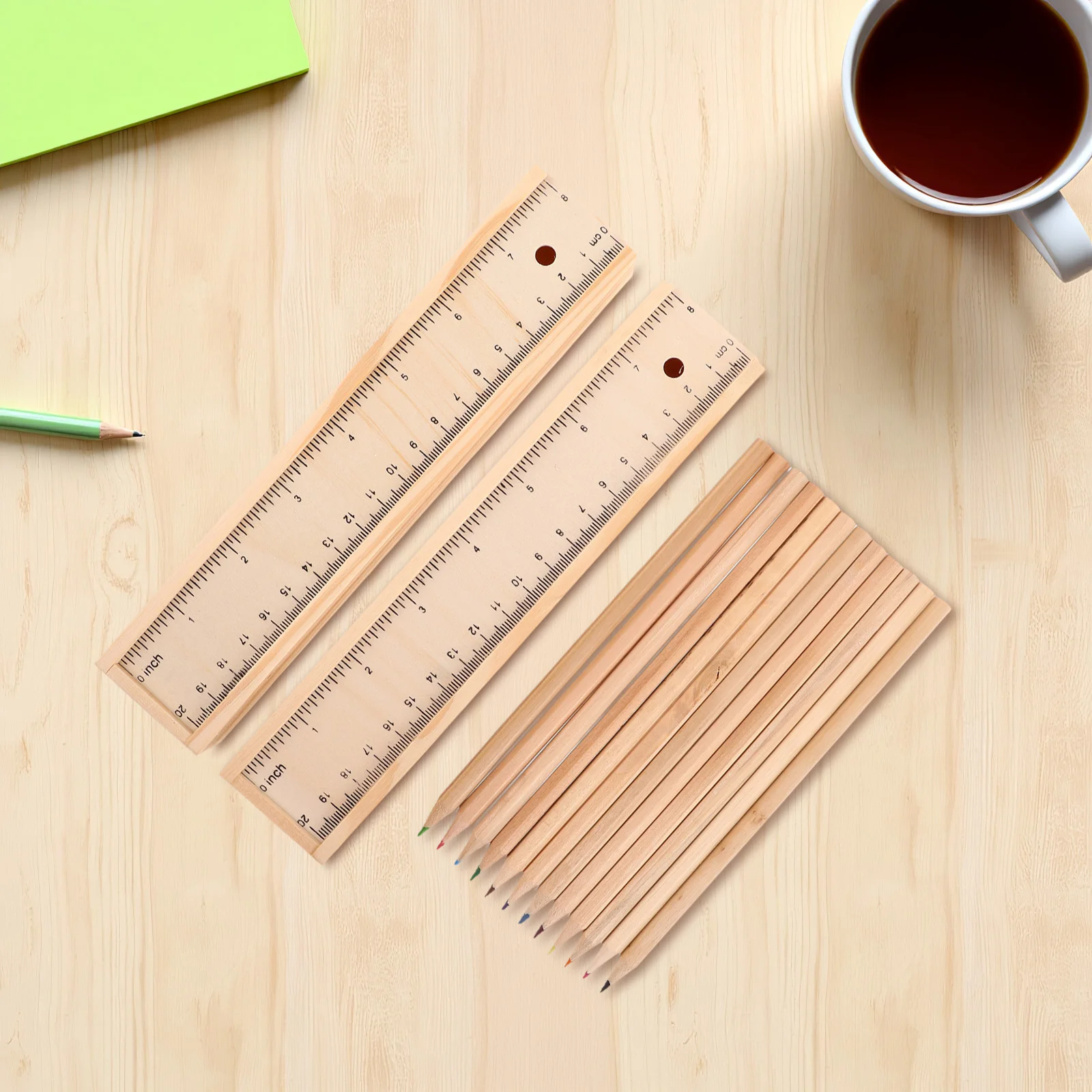 Log Pencil Case Birthday Party Pencils Painting Supplies Colored Holder Organizer Kids Tools Wood Classroom Kit