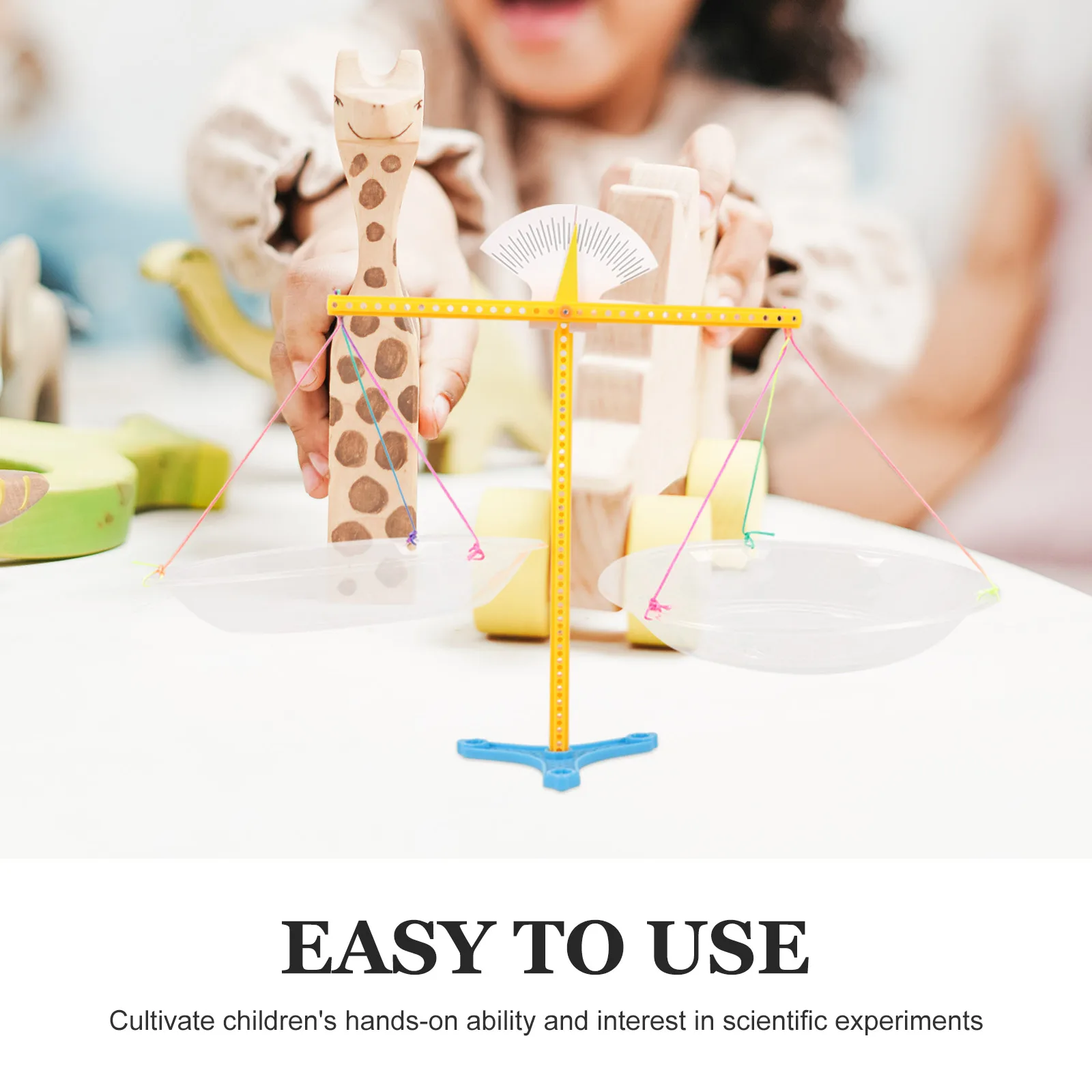 1 set 1 Set Diy Balance Scale Craft Kit Kids Assemble Science Learning Handmade Assembly Stem Scale Assembly Diy