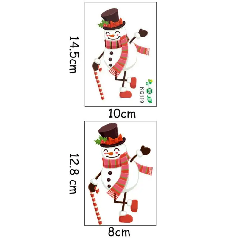 Christmas New Santa Claus Snowman Elk Switch Sticker Kindergarten Dormitory Classroom Decoration