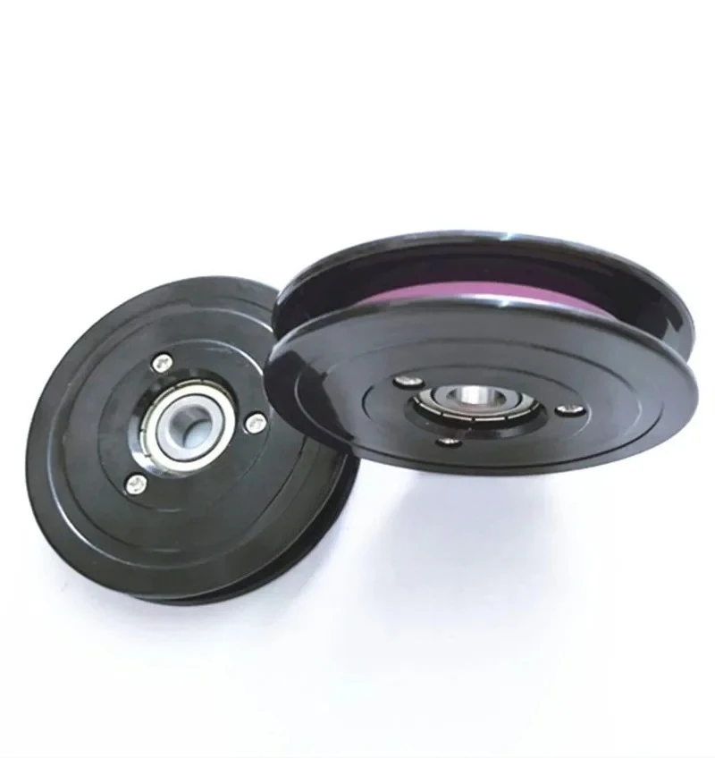 Loook Store 5Pcs 1008 Ceramic Plastic Combined Wire Guide Wheel 80MM*15 Pay-off Frame Cable Traction Guide Roller