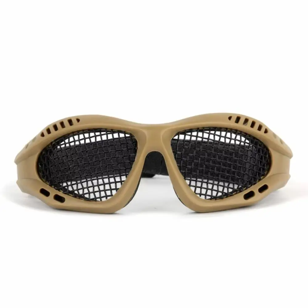 

Outdoor Eye Protective Comfortable Airsoft Safety Glasses Goggles Anti Fog With Metal Mesh/PC Len For Paintball